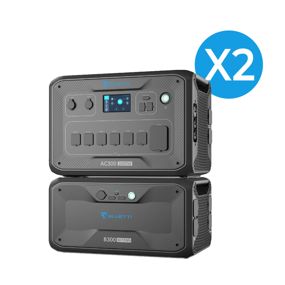 BKUETTI Home Battery Backup AC300 + 1×B300