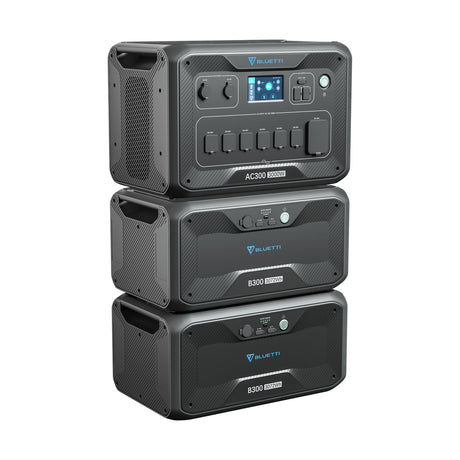 Home Battery Backup AC300 + 2×B300