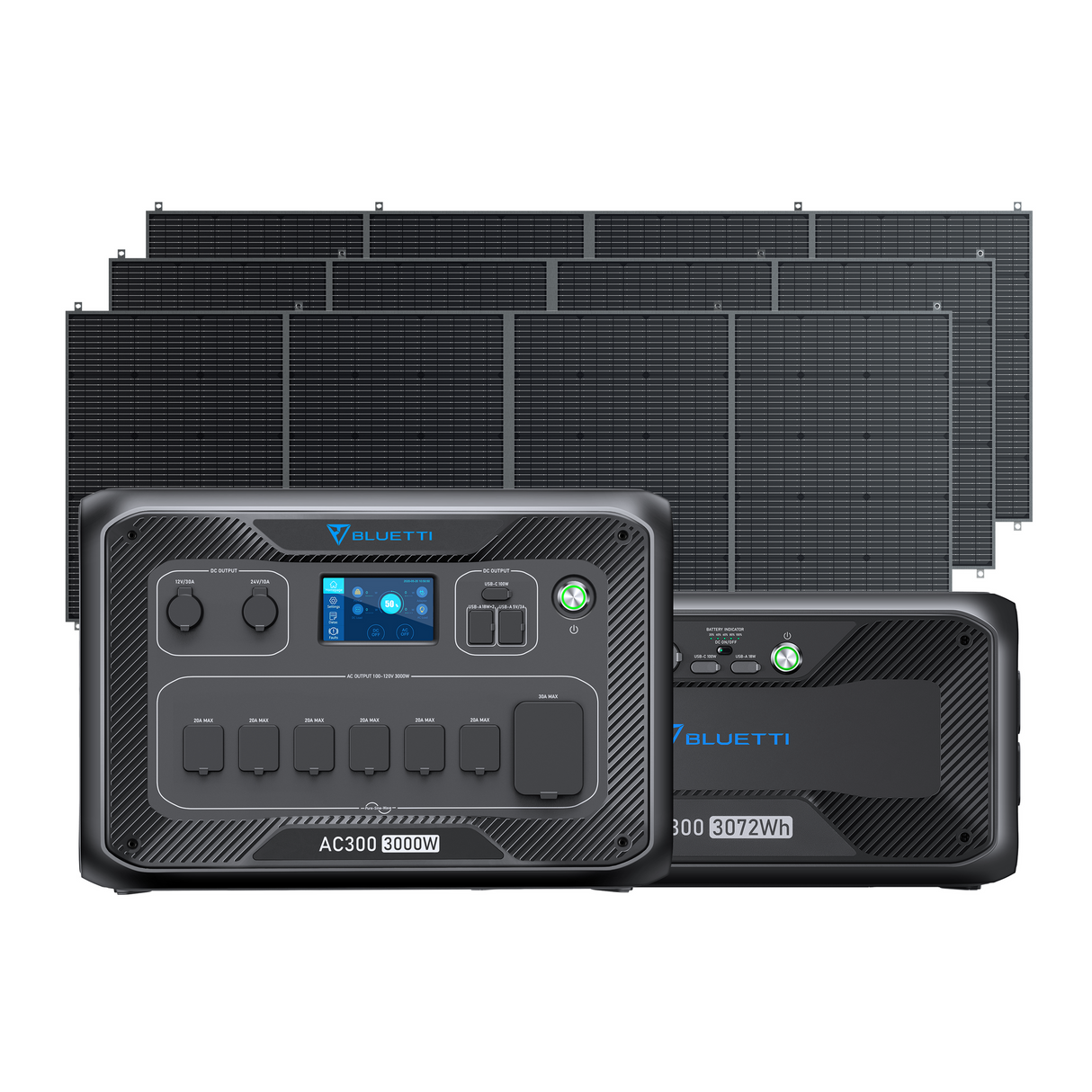 BKUETTI Home Battery Backup AC300 + 1×B300