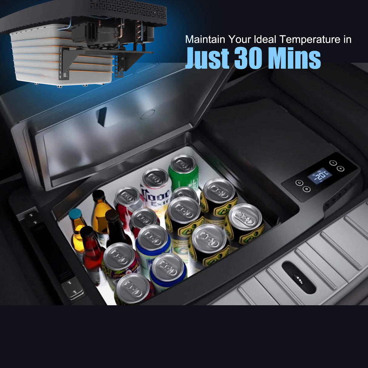 GOTIK TesFridge Specially Designed for Tesla Model Y