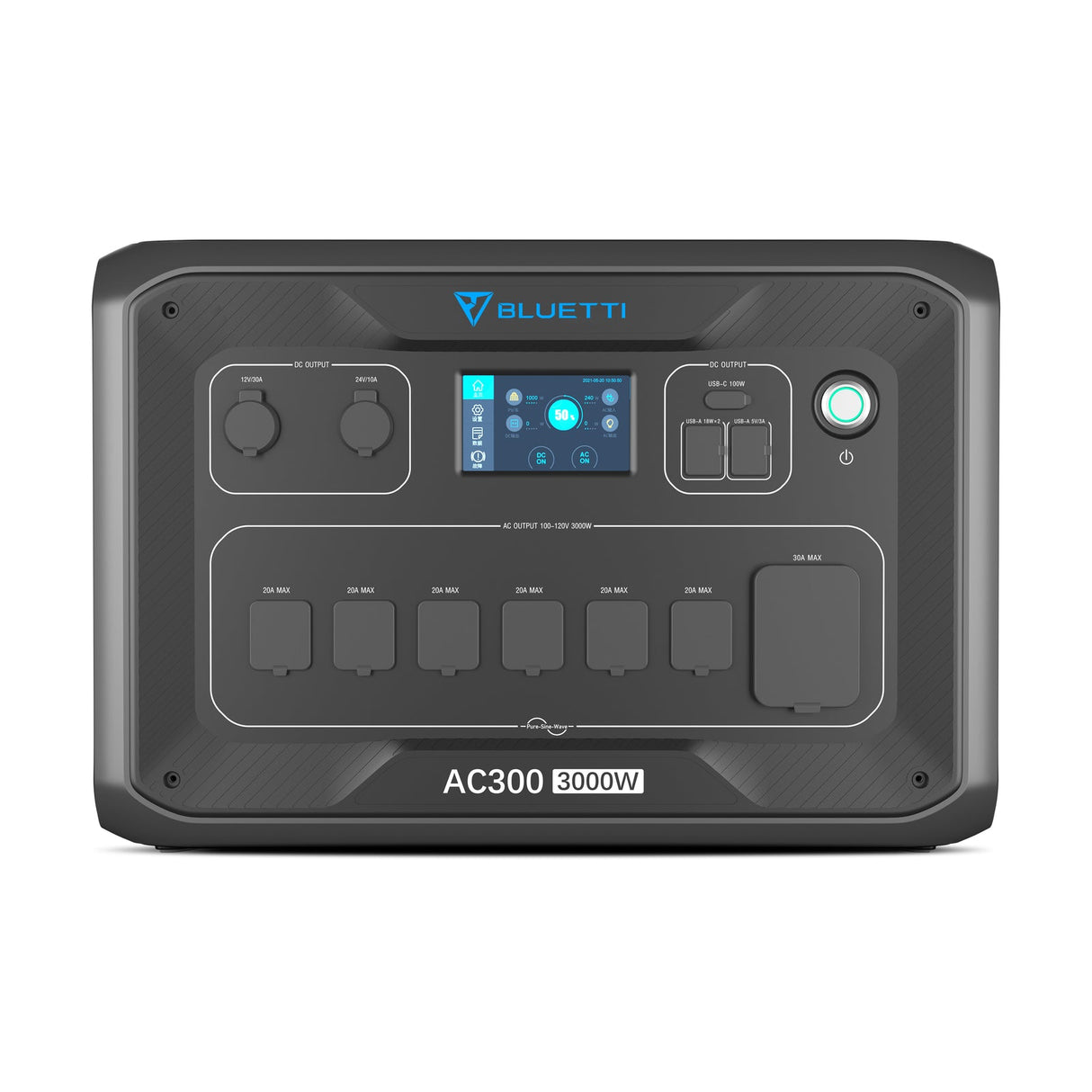 Home Battery Backup 2×AC300 + 2×B300 + 1×P030A