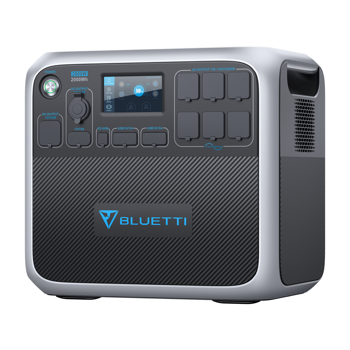 Portable Power Station AC200P 2000WH/LIFEP04 BATTERY BACKUP W/2000W