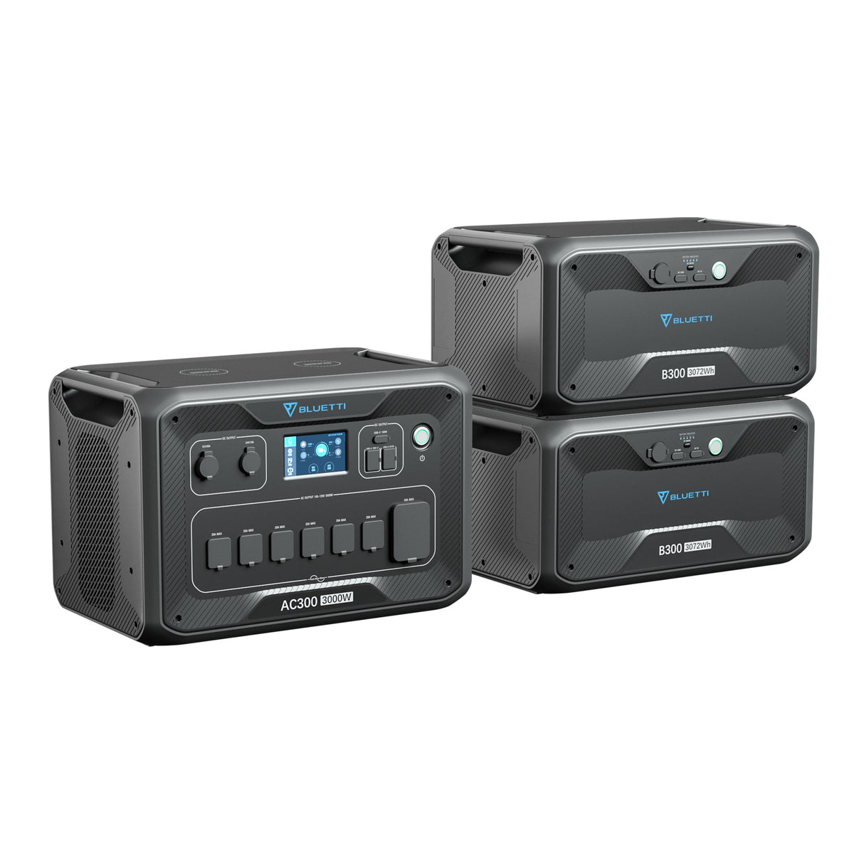 Home Battery Backup AC300 + 2×B300