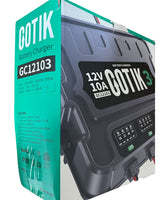 GC12103 12V 10A 3-Bank Smart Battery Charger