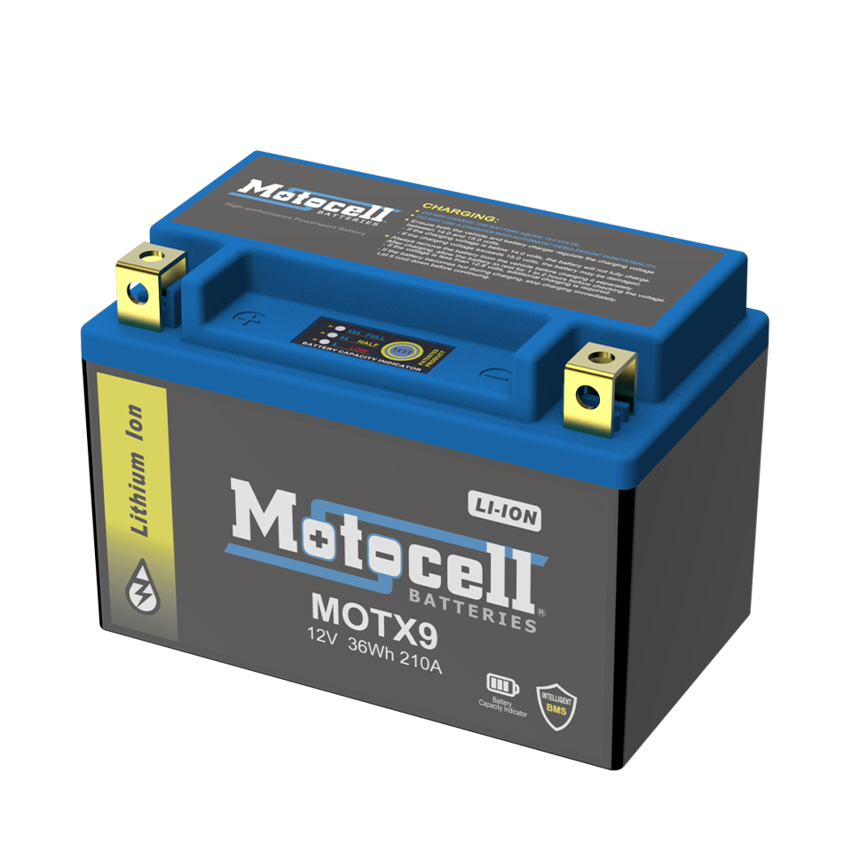 MOTX9 12.8V 3Ah LiFePO₄ Battery G1203