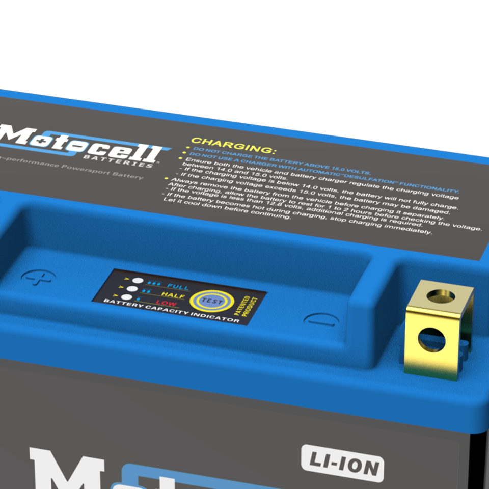 MOTX9 12.8V 3Ah LiFePO₄ Battery G1203